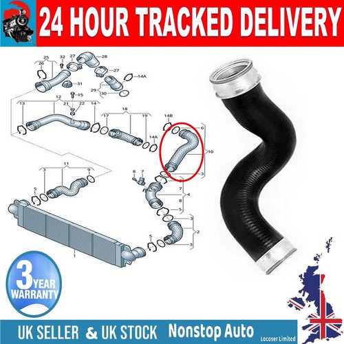 Turbo intercooler hose - intercooler, pipe