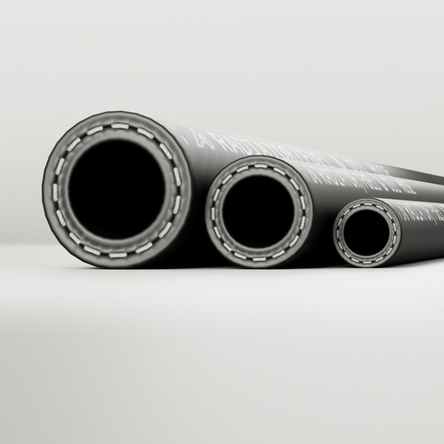 Black rubber vacuum - vacuum, hose