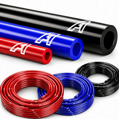 Silicone vacuum hose pipe - pipe, ash