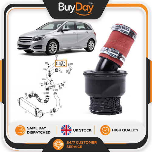 Turbo hose charge air - air,